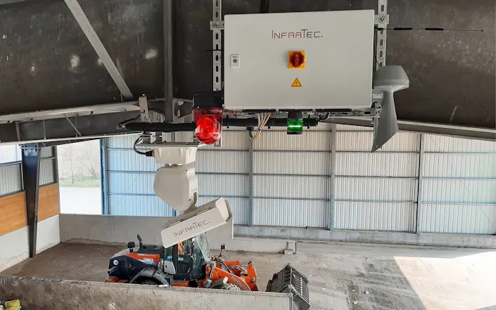 Early fire detection with waste bunker fire detection system - WASTE-SCAN from InfraTec