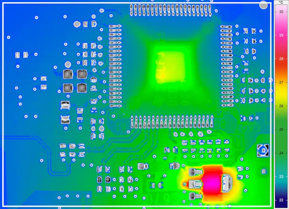 Thermal image taken with EverSharp function