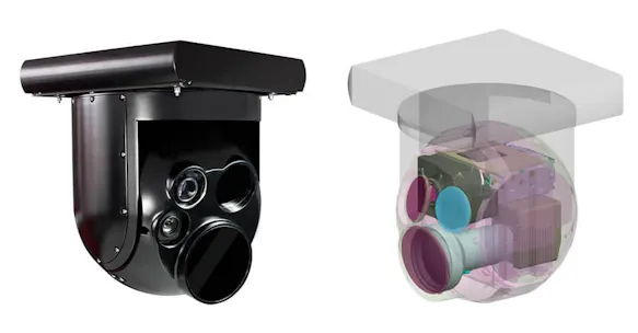 Gimbal for helicopter mount