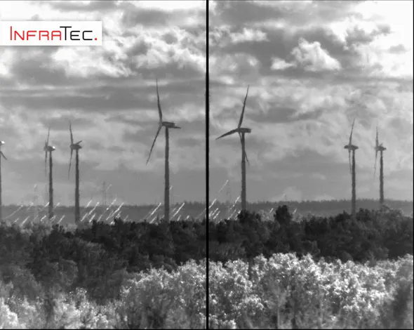 InfraTec image stabilization, captured with ImageIR 9300 thermal imaging camera