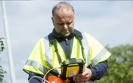 Mobile methane measurement device IRwin® with pyroelectric detector LIM-262 from InfraTec