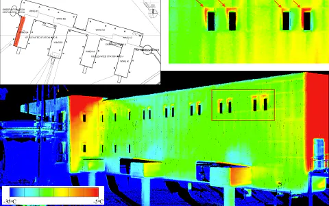 A 3-D model of South Pole Station´s west wing.
