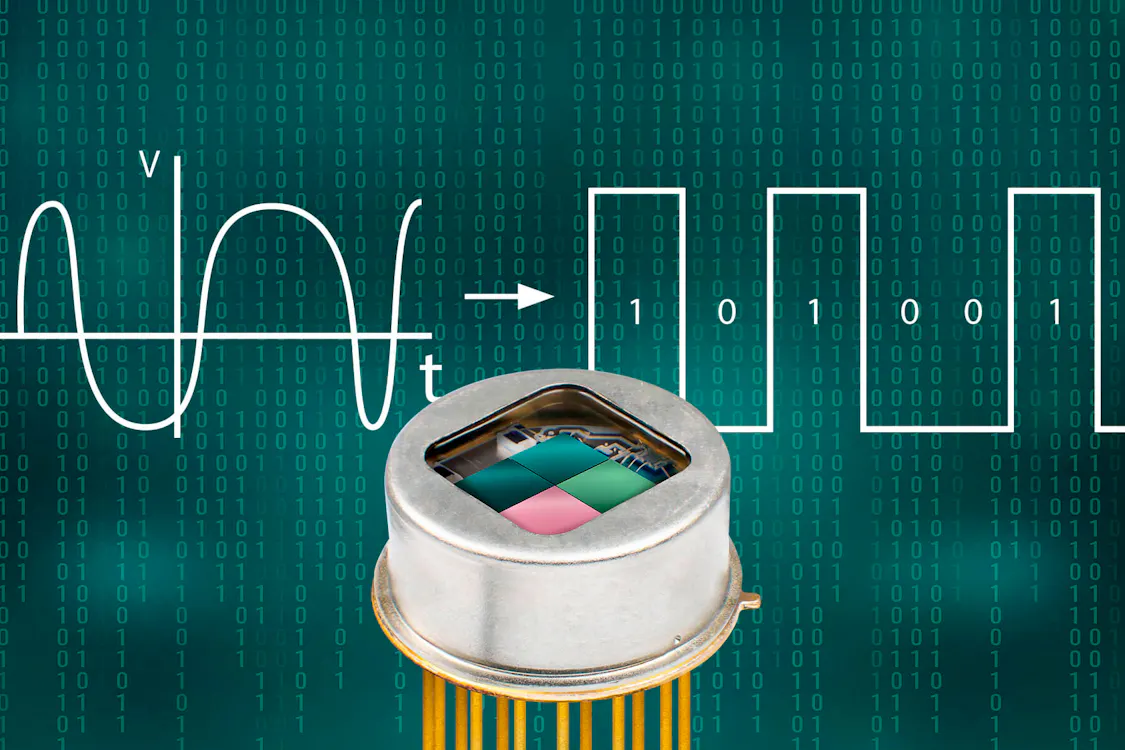 Digital pyroelectric detector from InfraTec - Picure credits: © istockphoto / gsshot