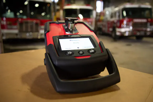 ProtectIR from RedWave Technologies for analyzing spilled liquid. | Picture credits: @RedWave Technology