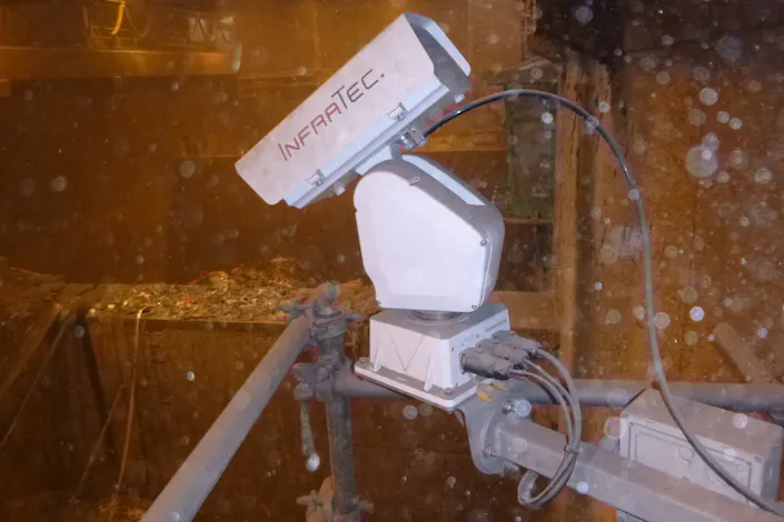 InfraTec ZMS Müllkraftwerk Schwandorf Twin System Waste Bunker