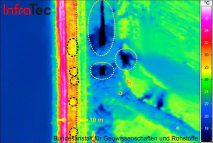 Safeguarding efforts of dams and banks with InfraTec