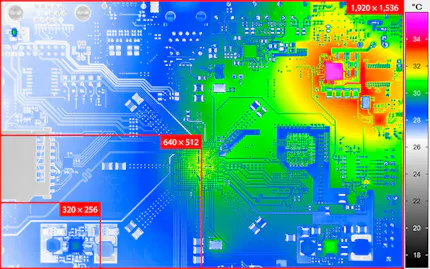 InfraTec thermography - Geometrical Resolution