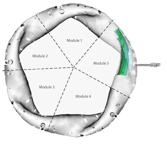 Thermographic Analysis of a Fusion Plant - Model