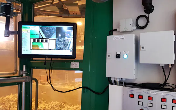 InfraTec ZMS Müllkraftwerk Schwandorf Monitoring Crane Pulpit