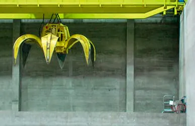 Early fire detection WASTE-SCAN with thermal imaging