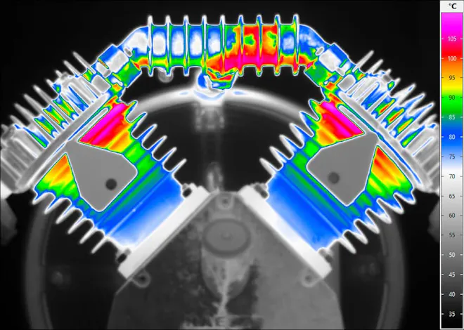 Asset inspections of an air compressor