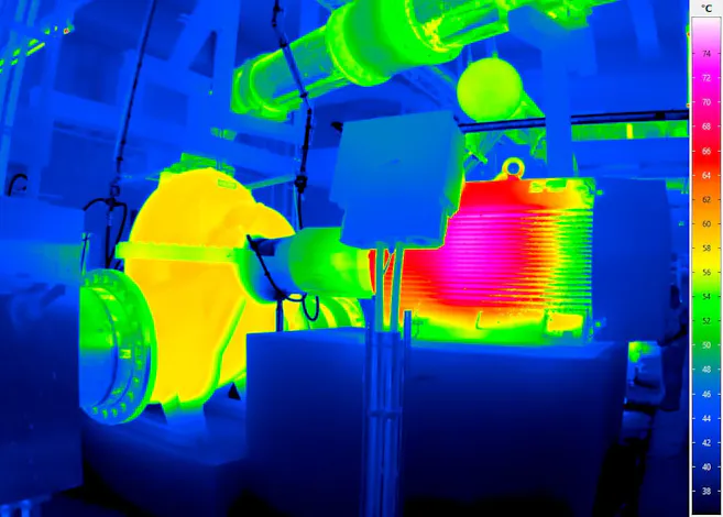 Asset inspections of a feed pump
