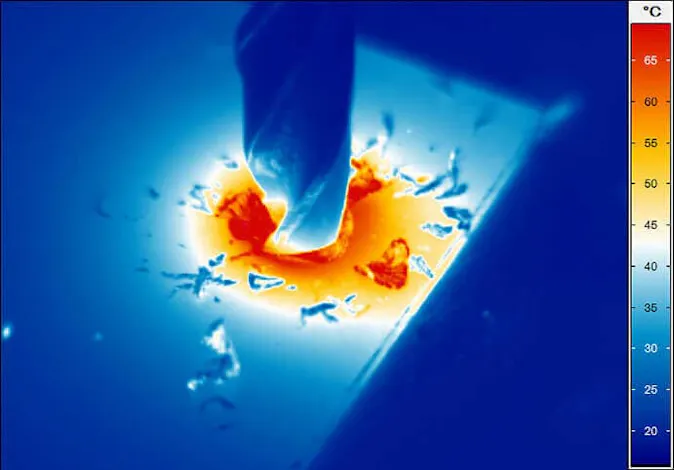 Monitoring of a drilling process