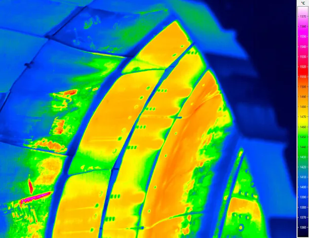 Spectral thermography - Applied combustion