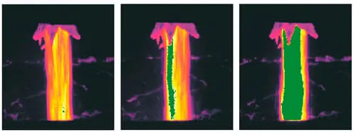 Slag detection with thermal imaging 