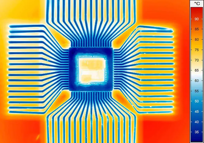 Micro-thermography with InfraTec infrared cameras