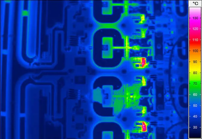 Thermal optimisation of a circuit