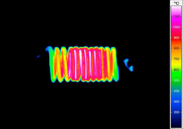 Through-glass measurement with infrared thermal imaging 