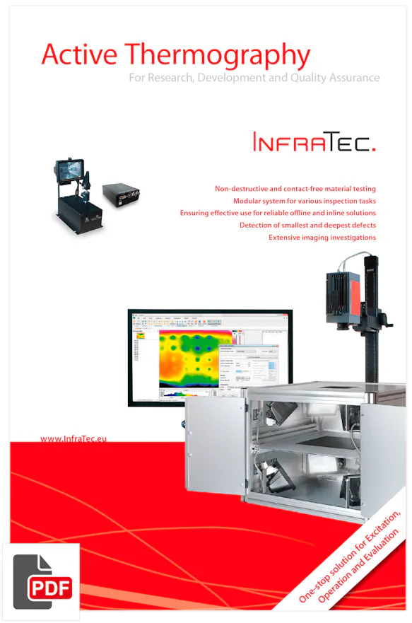 InfraTec active thermography flyer