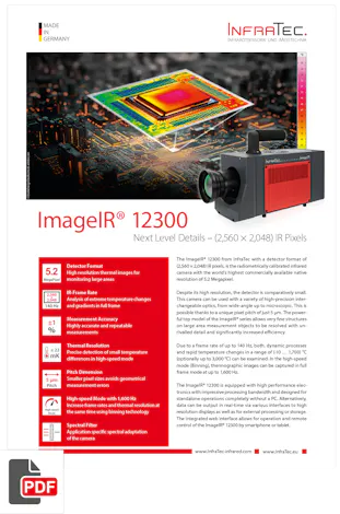 Flyer infrared camera ImageIR 12300 from InfraTec