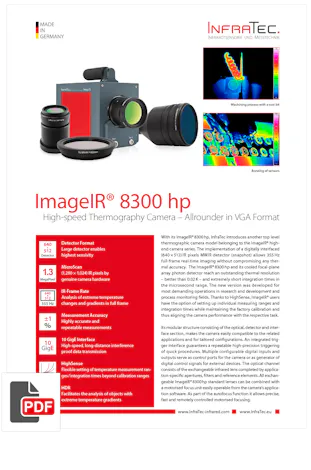 InfraTec ImageIR 8300 hp Flyer