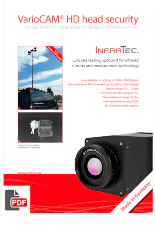 InfraTec VaroCAM HD head security Flyer
